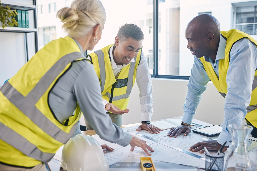 Construction Manager talking to his team | Swoosh Finance