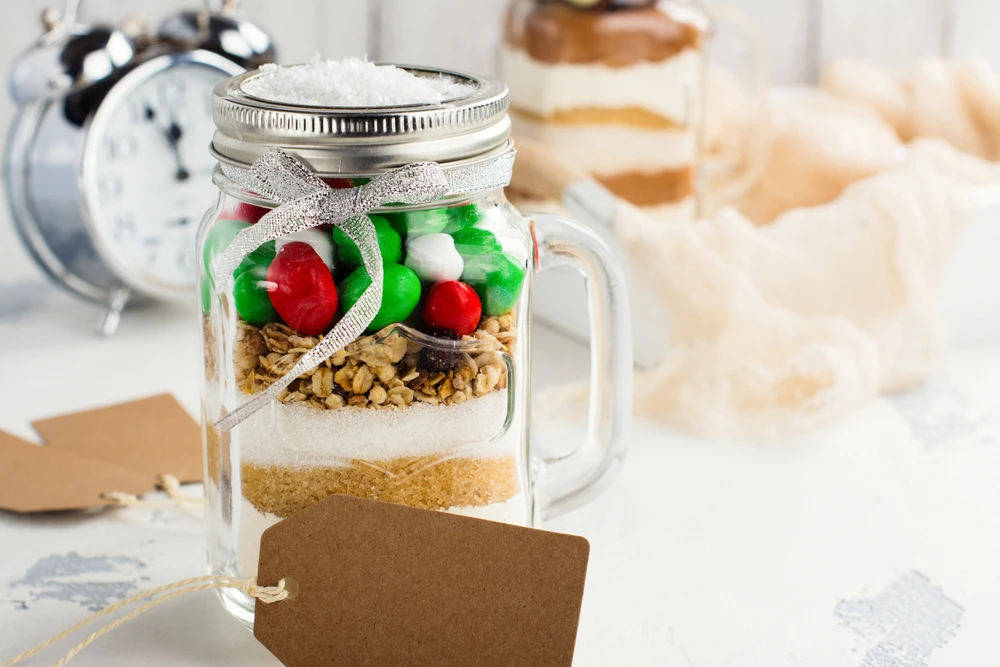 Christmas Cookie Mix in a Jar | Swoosh Finance