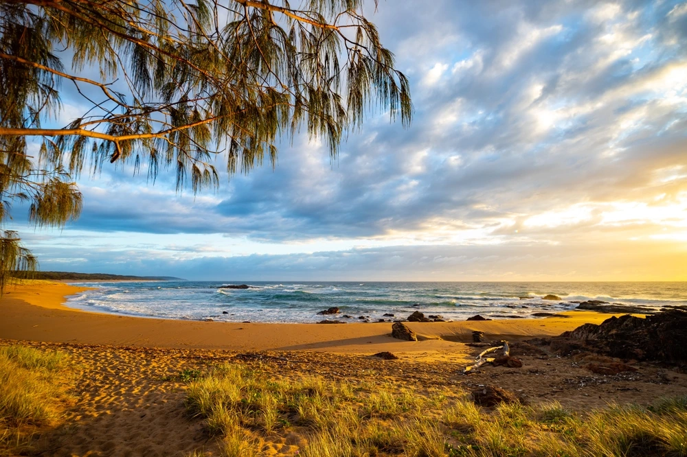 Sunset of Agnes Waters Beach | Swoosh Finance