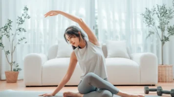 Girl doing home workouts | Swoosh Finance