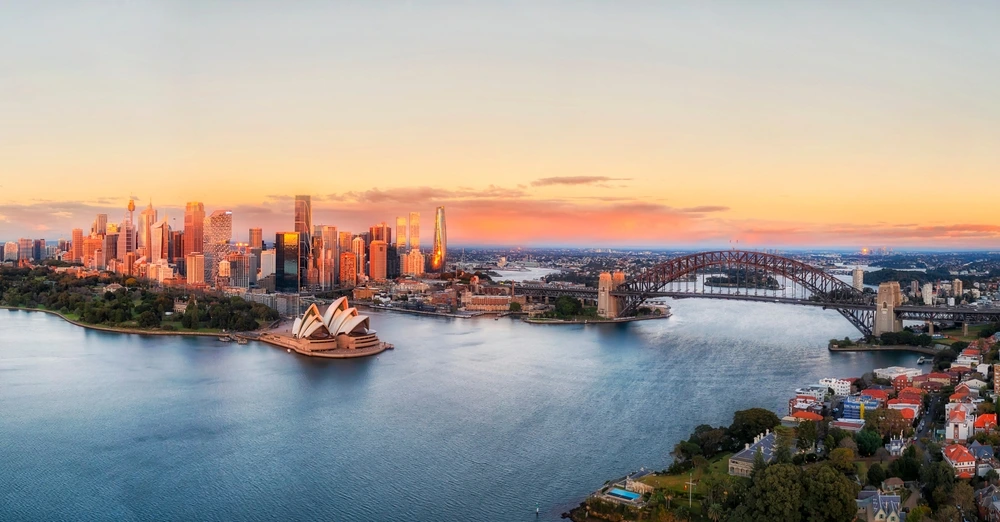 Sydney Landscape with Sydney Opera House and Sydney Harbour Bridge | Swoosh Finance