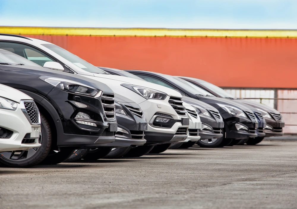 Line up of used cars | Swoosh Finance